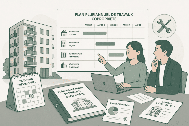 Exemple de plan pluriannuel de travaux copropriété