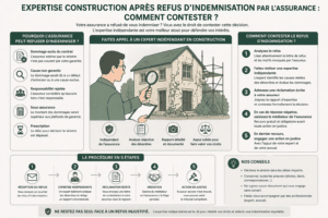 Expertise construction après refus d'indemnisation par l'assurance