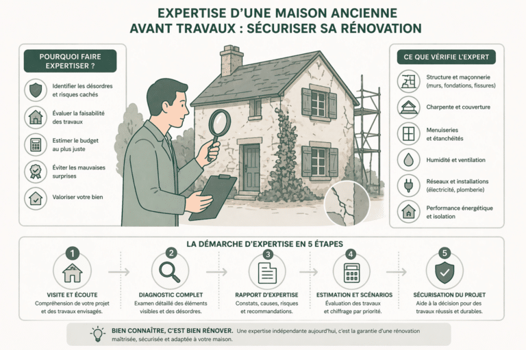 Expertise d'une maison ancienne avant travaux